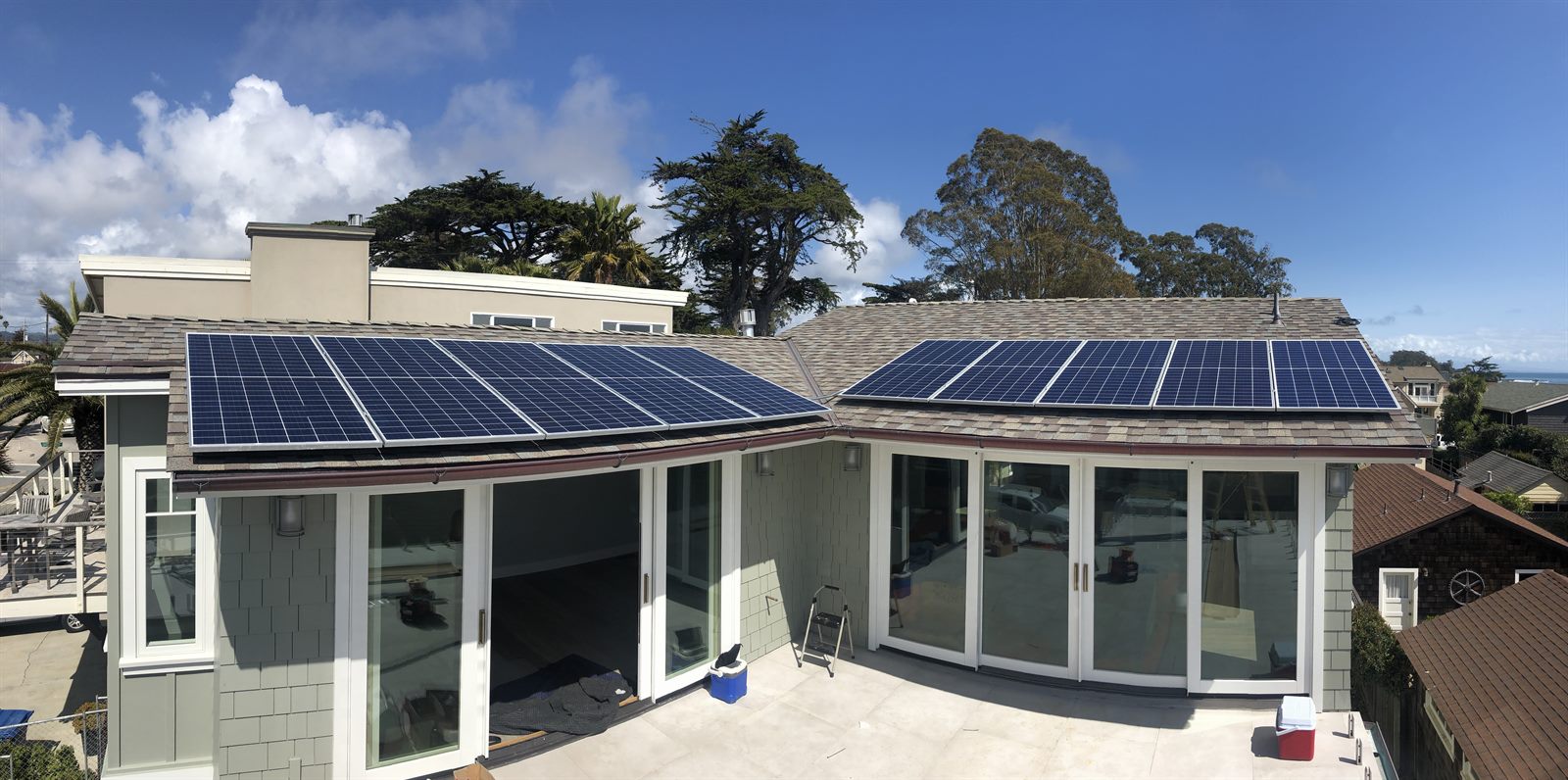 Coastal residential rooftop solar